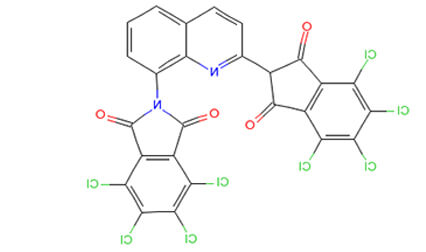 顏料黃138分子結(jié)構(gòu)圖