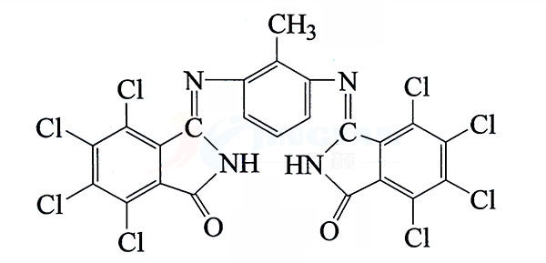 顏料黃109分子結(jié)構(gòu)圖