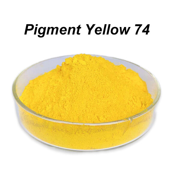 顏料黃74（PY74，74號黃）：高著色力亮黃色單偶氮有機顏料